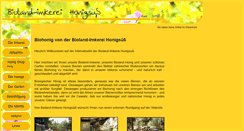 Desktop Screenshot of imkerei-honigsuess.de
